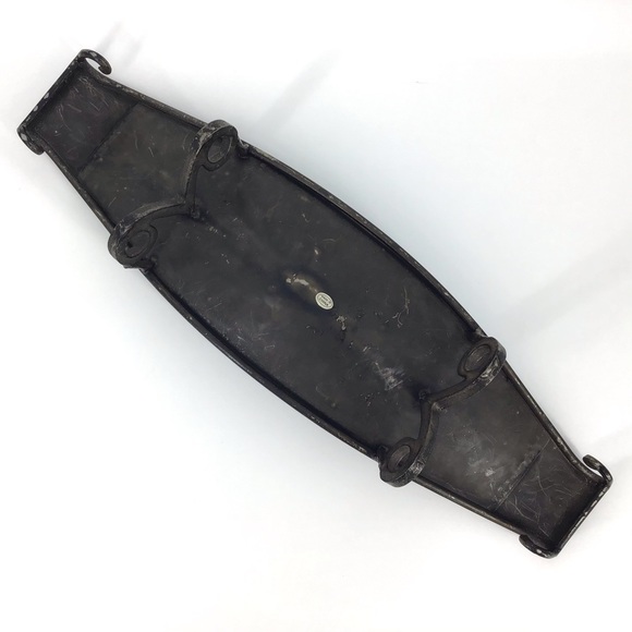 Distressed Look Metal Accent Dish - Picture 10 of 15